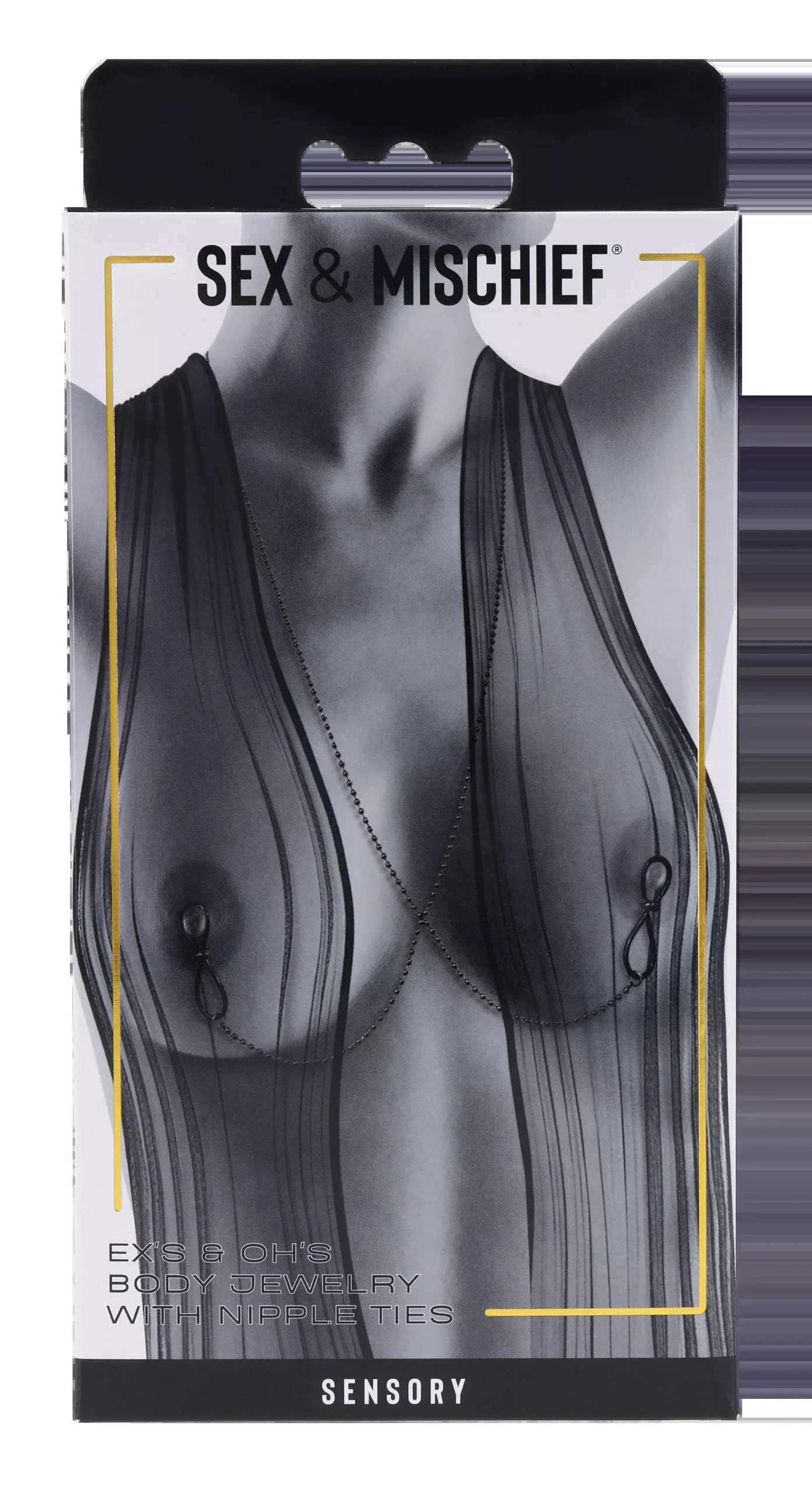 Ex's and Oh's Body Jewelry with Nipple Ties