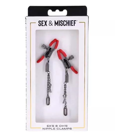 Ex's and Oh's Nipple Clamps