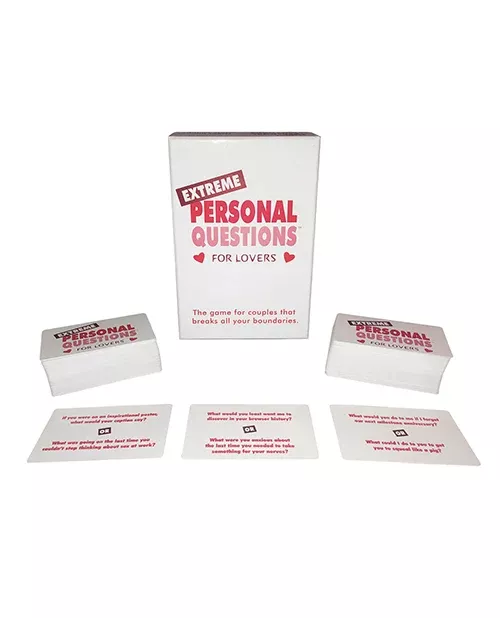 Extreme Personal Questions For Lovers Card Game - Date Night Challenge