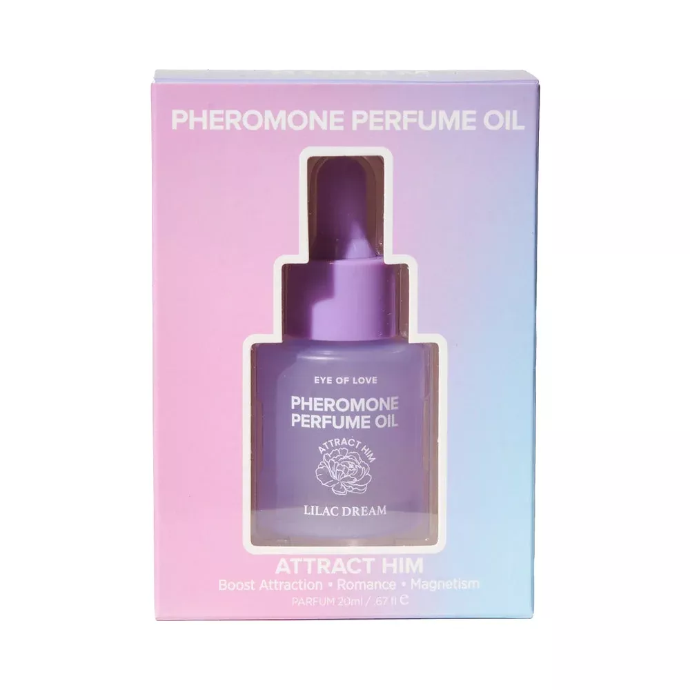 Eye of Love Lilac Dream Pheromone Parfum Oil 0.67 oz | Vanilla Musk Cashmere | Red Garter