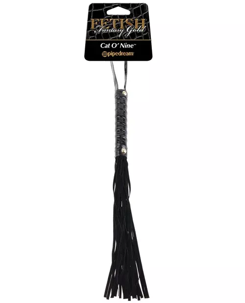 Fetish Fantasy Gold Cat O Nine - Black
