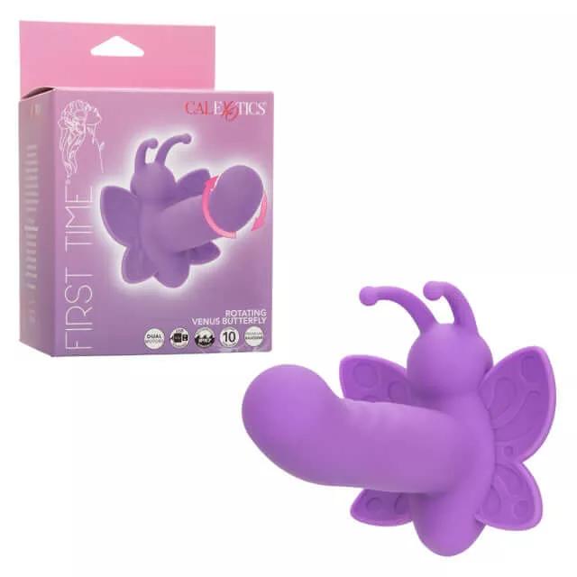 First Time Vibe Rotating Venus Butterfly Purple