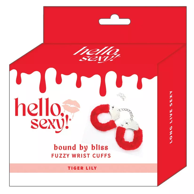 Fuzzy Wrist Cuffs for Playful Restraint