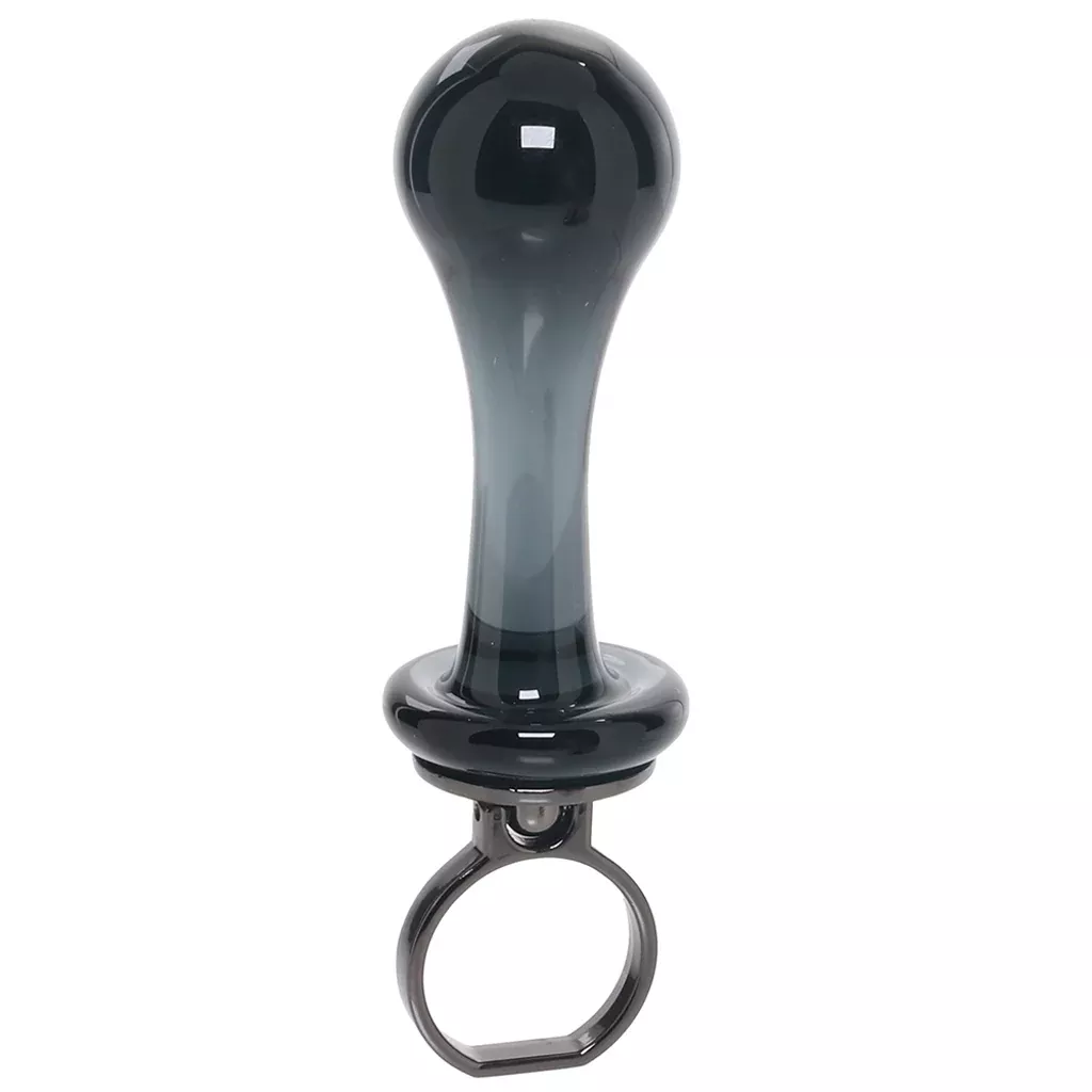 Gender X Blow Pop Glass Plug in Black