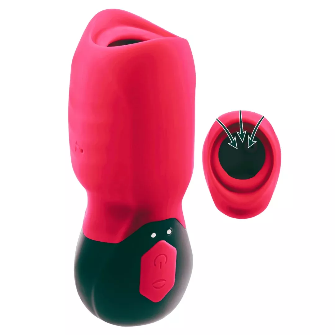 Gender X Body Kisses ♥ Suction massager + dual-stimulation toy