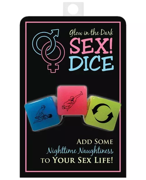Glow in the Dark Sex Dice – Naughty Bedroom Game by Kheper Games