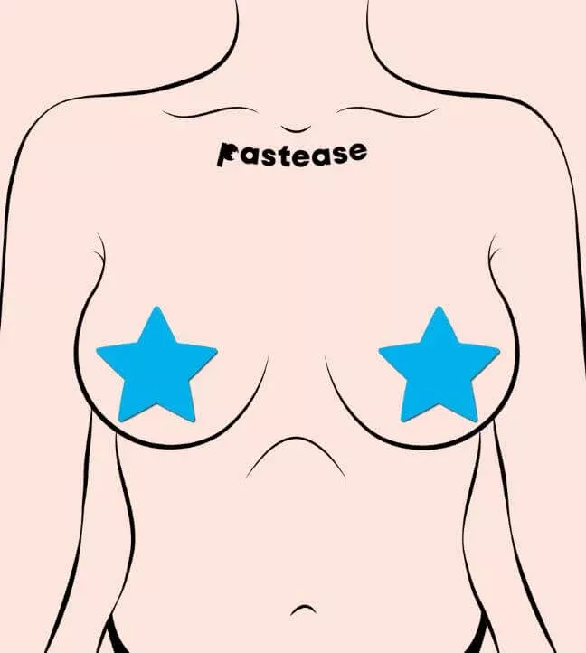Glow in the Dark Star Pasties Nipple Covers