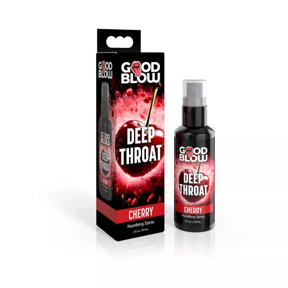 Good Blow Deep Throat Spray Cherry 1 Oz