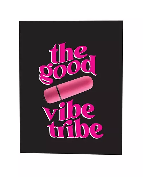 The Good Vibe Tribe Naughty Greeting Card W/rock Candy Vibrator & Fres