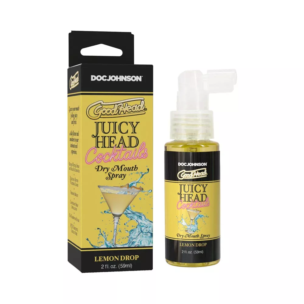 GoodHead Juicy Head Cocktails Dry Mouth Spray Lemon Drop 2 oz.