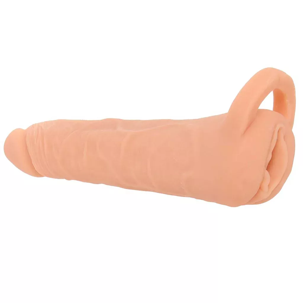 The Great Extender 9 Inch Extender & Masturbator in Light