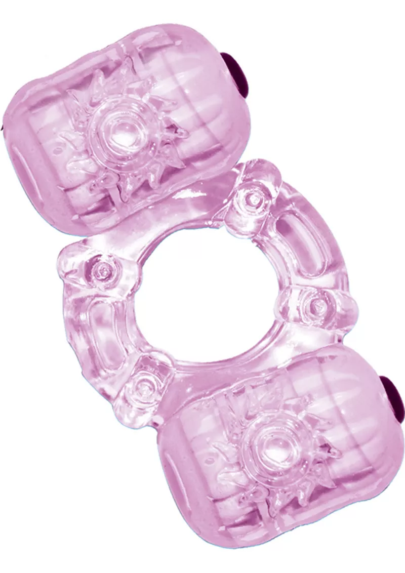 Hero Double Pleaser Teaser Cock Ring Waterproof Purple - Shop Velvet Box Online