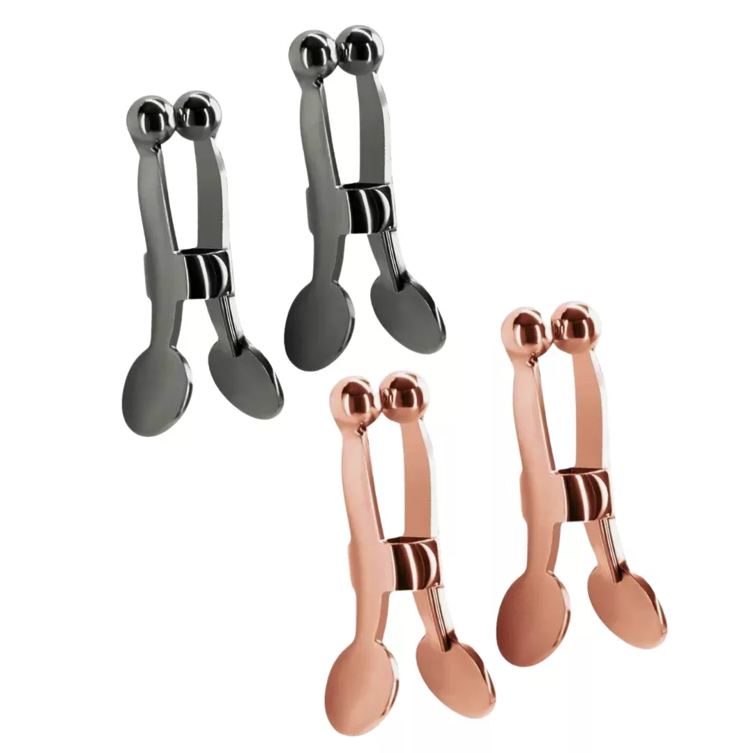 Intense Round Bead Nipple Clamps C1 by Boundless