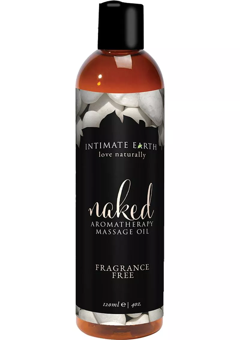Intimate Earth Naked Aromatherapy Massage Oil Fragrance Free 4oz - Shop Velvet Box Online