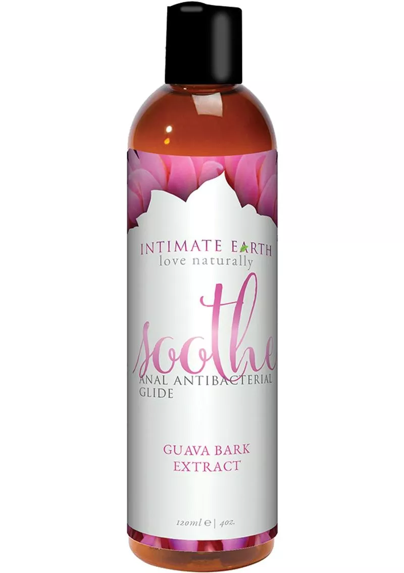Intimate Earth Soothe Anal Antibacterial Glide Guava Bark Extract 4oz - Shop Velvet Box Online
