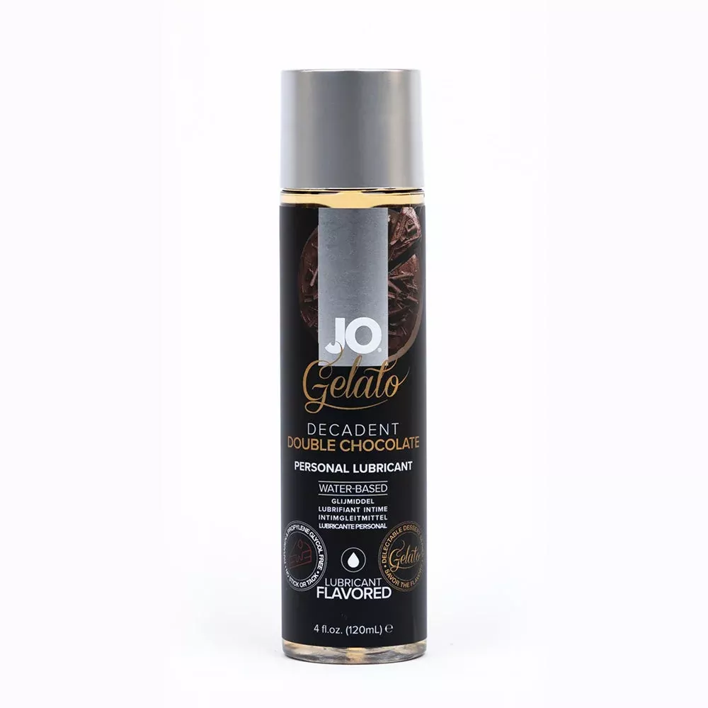 JO Gelato Decadent Double Chocolate Flavored Water-Based Lubricant 4 o