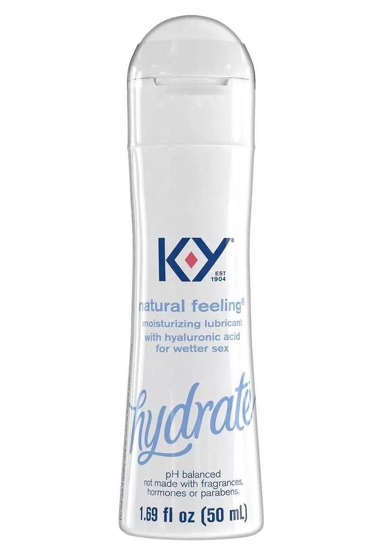 K-Y Hydrate Natural Feeling Moisturizing Lubricant with Hyaluronic Acid