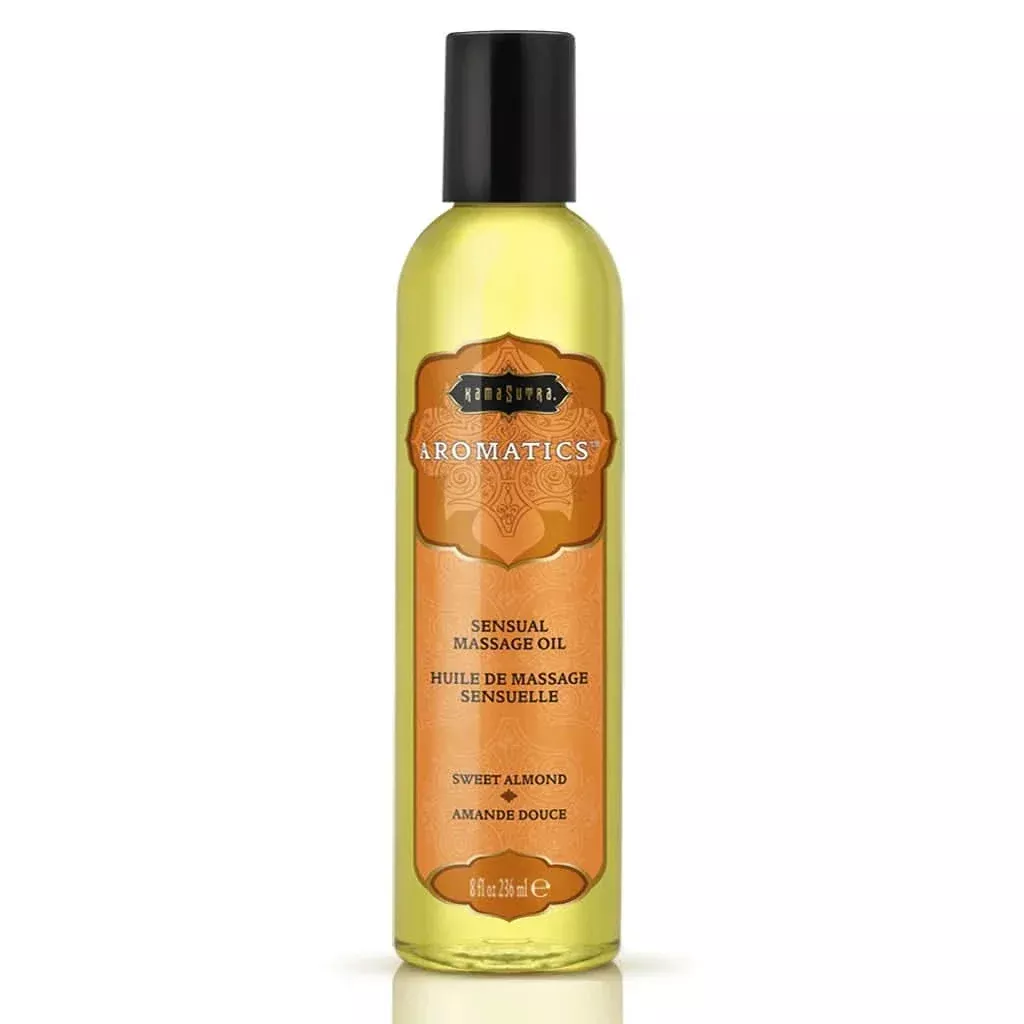 Kama Sutra Aromatic Massage Oil – Sweet Almond | 8 oz - The Pink Case Sex Shop