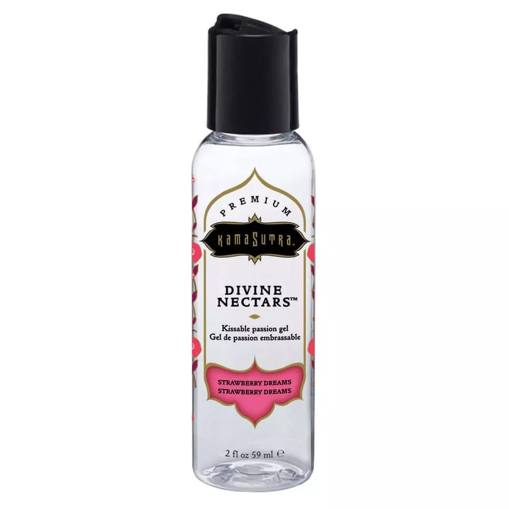 Kama Sutra Divine Nectars Water Based Glide Strawberry Dreams 2 Oz