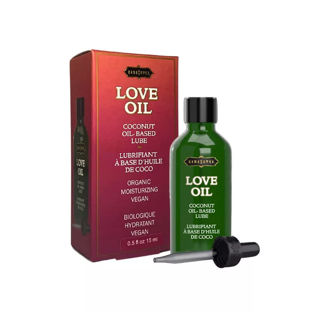 Kama Sutra Love Oil Coconut Based Lubricant 0.5 Oz