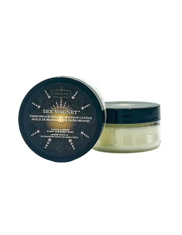 Kama Sutra Sex Magnet Massage Candle | Pheromone Scented 1.7 oz - The Pink Case Sex Shop