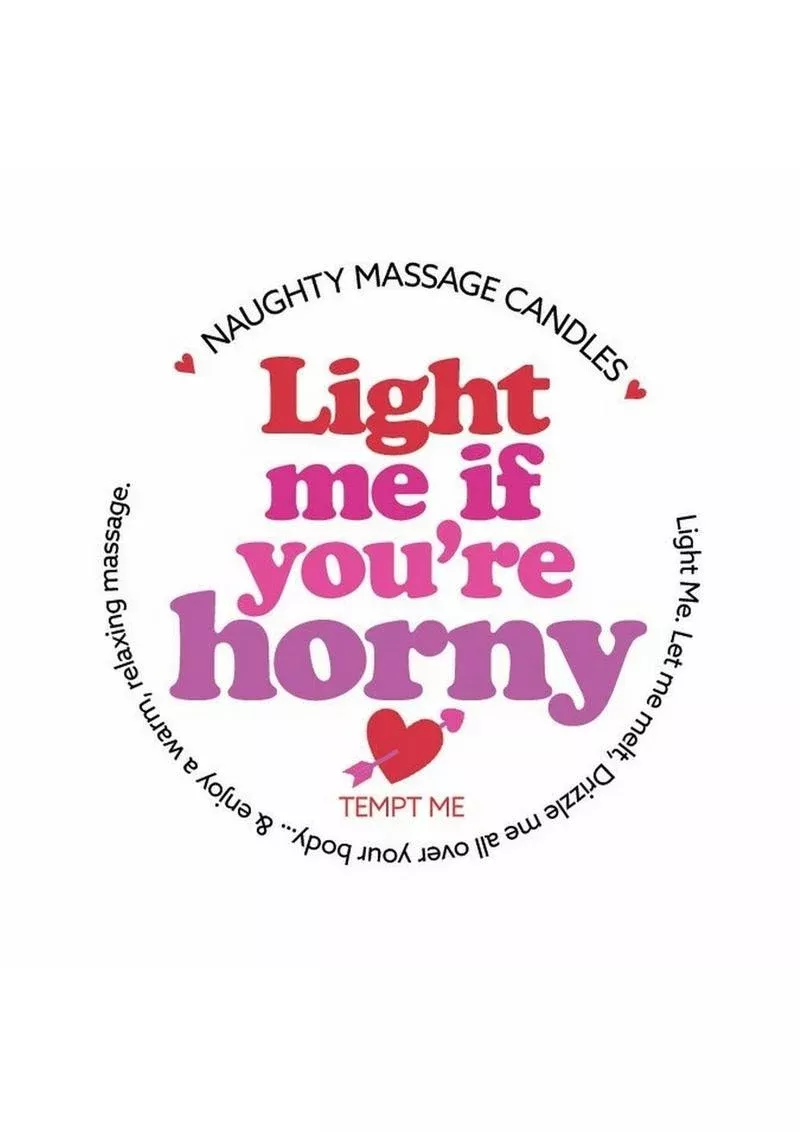 Kama Sutra Valentines Mini Massage Candle 1oz - Light Me If You're Horny
