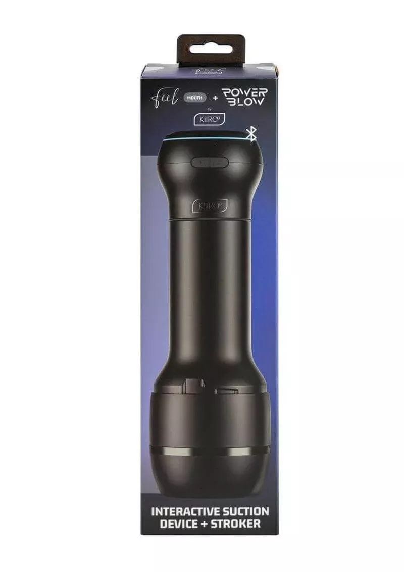 Kiiroo Powerblow & Feel Mouth Stroker Kit - Mouth - Black