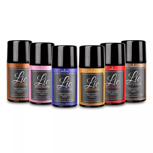 Lic-O-Licious Throat Coating Flavored Oral Sex Cream 1.7 oz