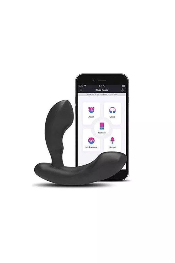Lovense - Edge Bluetooth Prostate Massager - Black