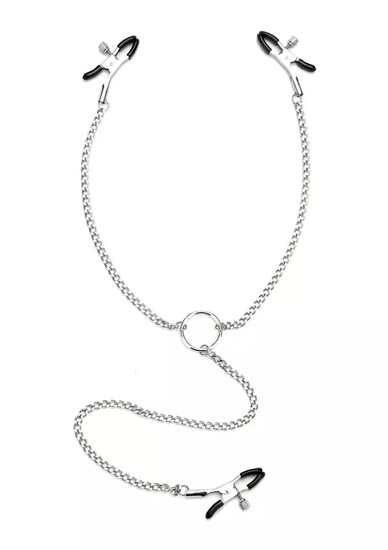 Lux Fetish Adjustable Nipple and Clitoral Clamps