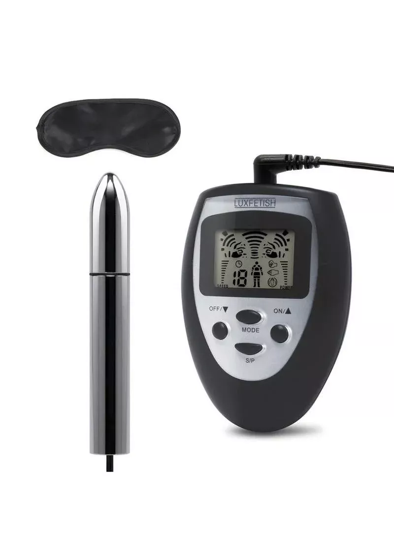 Lux Fetish Electro Sex Shock Wand with Remote Control
