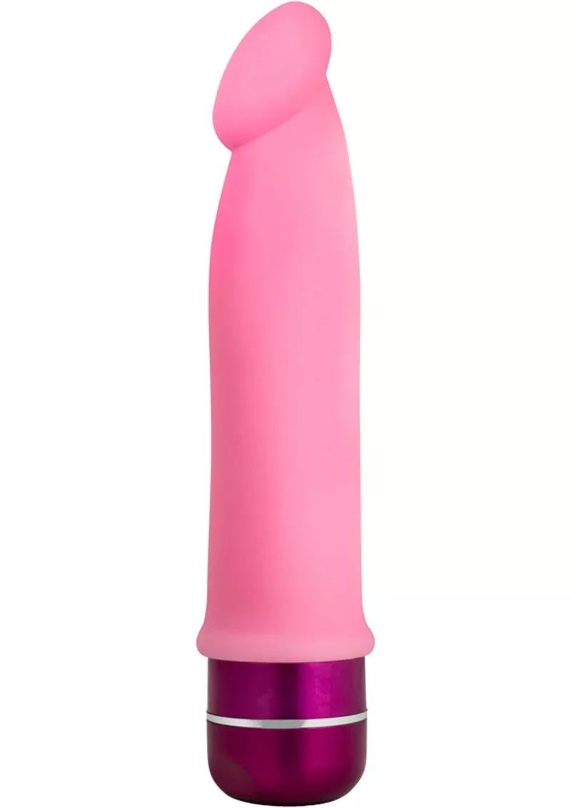 Luxe Purity Vibrating Dildo 7.5in Silicone