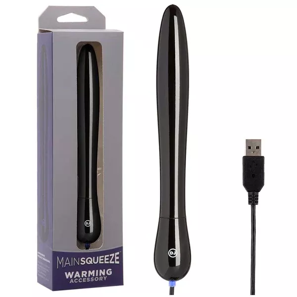 Main Squeeze Masturbator Warming Rod by Doc Johnson