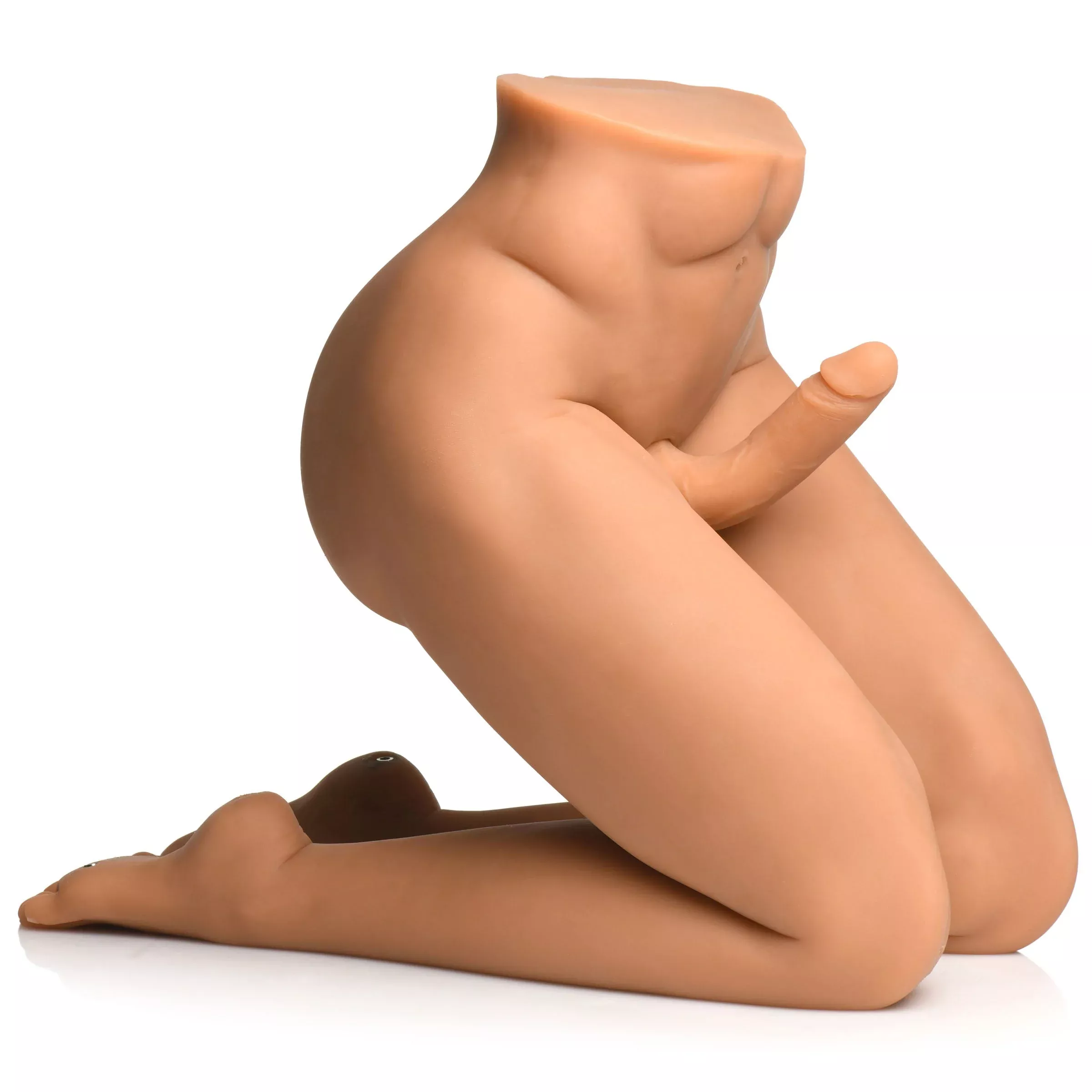 Male Partner Sex Doll with 7 Inch Warming Silicone Dildo | Remote Control Thrusting Dildo