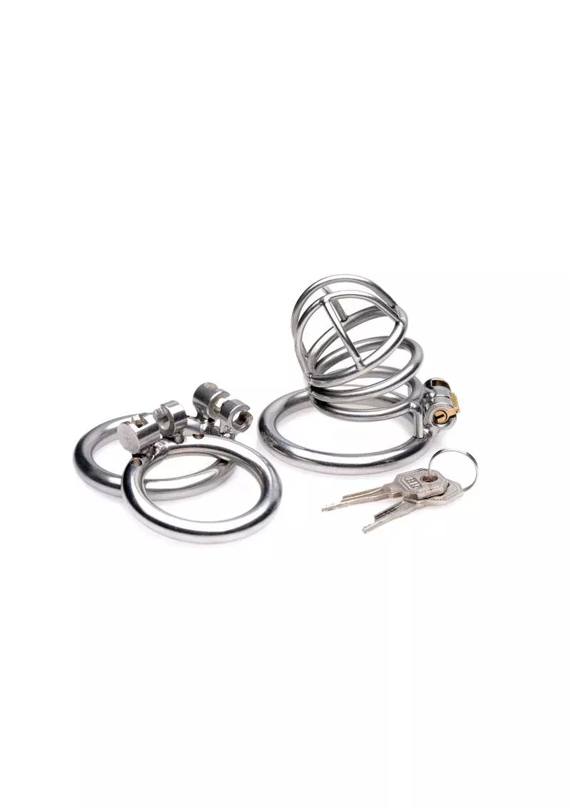 Master Series The Pen Deluxe Locking Chastity Cage