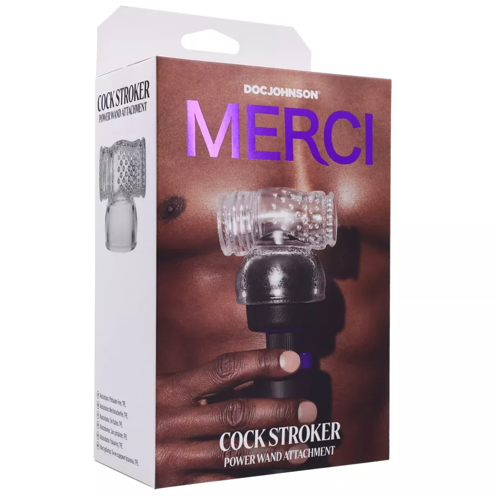 Merci Penis Stroker Wand Attachment Clear