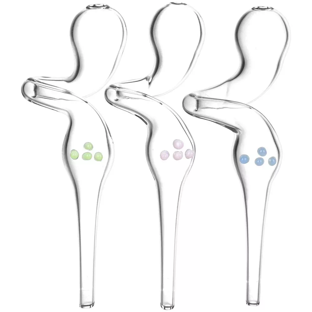 Mighty Maelstrom Glass Dab Straw - 6.25"