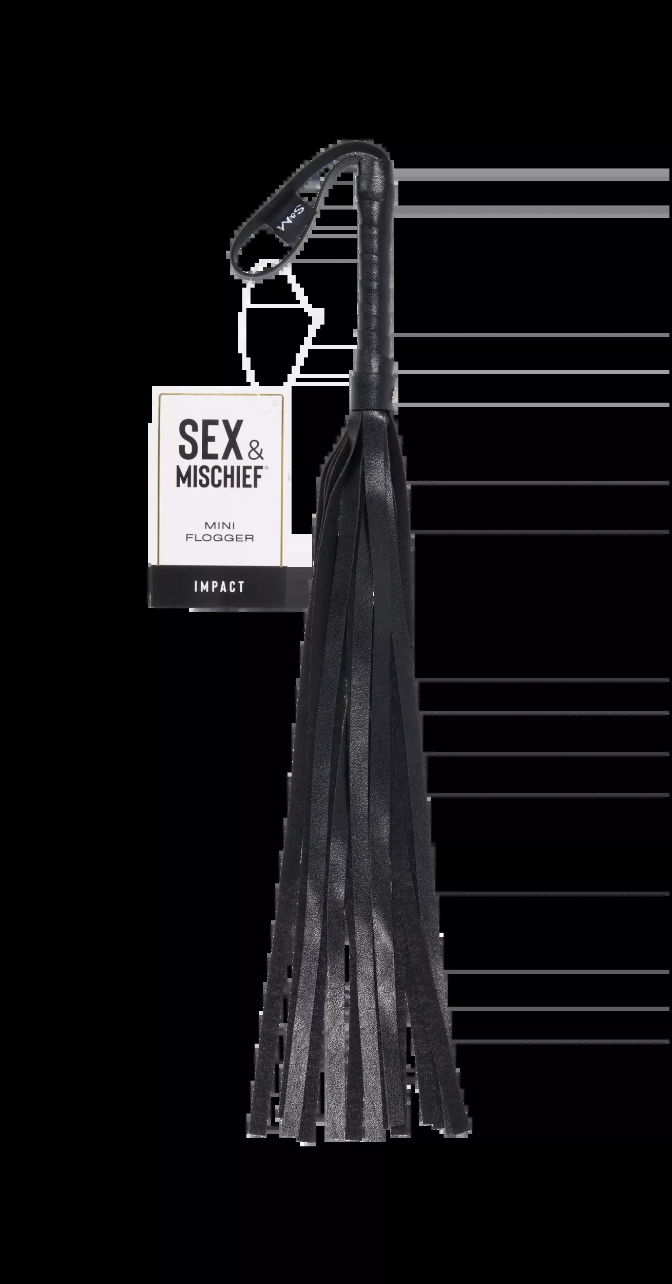 Mini Faux Leather Flogger