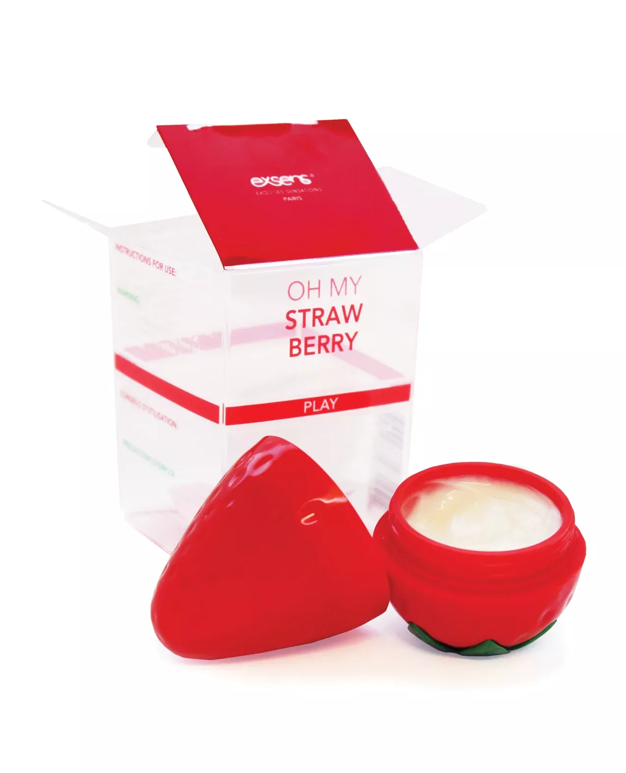 Nipple Arousal Cream with Strawberry Flavor & Cooling Sensation