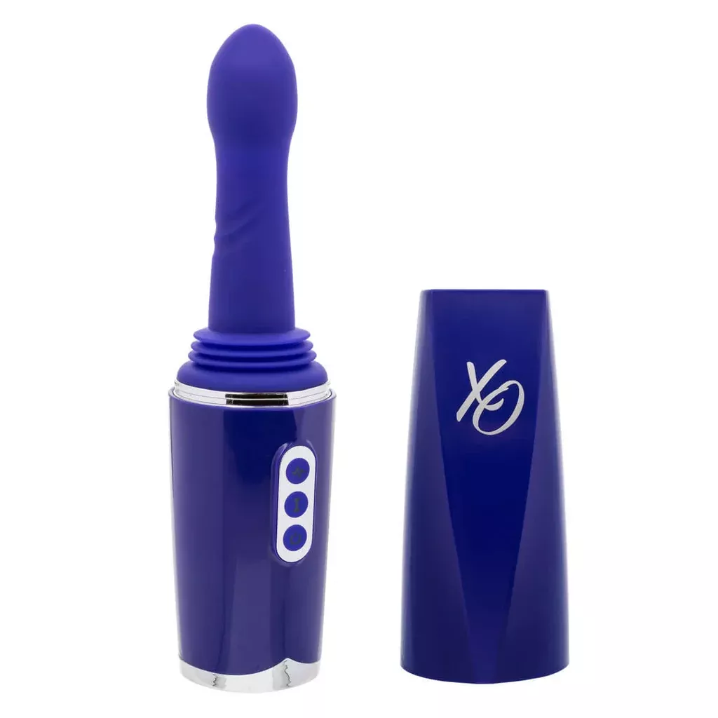Overdrive Portable Sex Machine Travel Thruster Vibrator - Purple