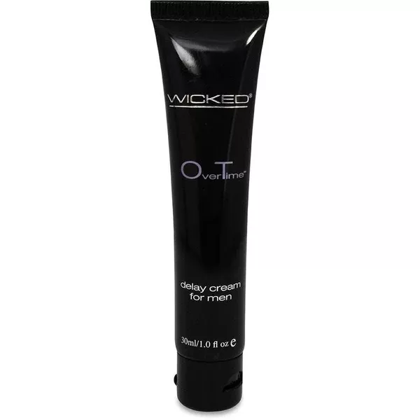 Overtime Delay Cream for Men by Wicked Sensual Care 1 oz