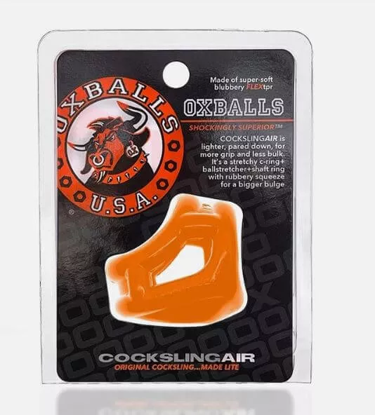 Oxballs Cocksling Air Cock and Ball Sling - Orange