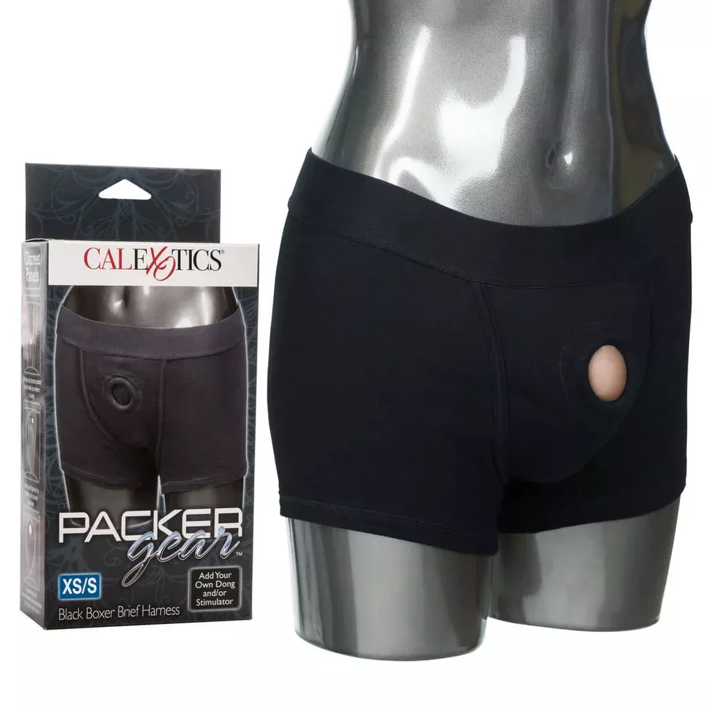 Packer Gear Black Boxer Harness XS S