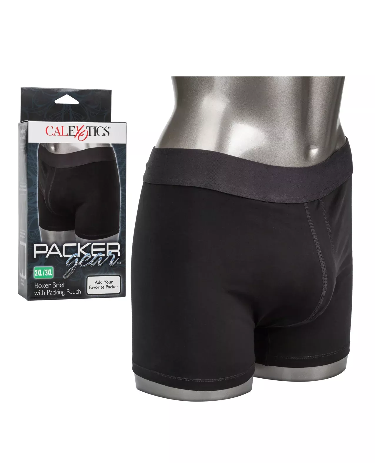 Packer Gear Boxer Brief with Packing Pouch - Comfortable Supportive Underwear