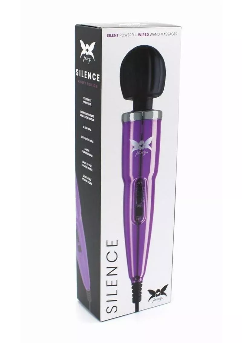 Pixey Silence Rechargeable Body Wand Violet Edition