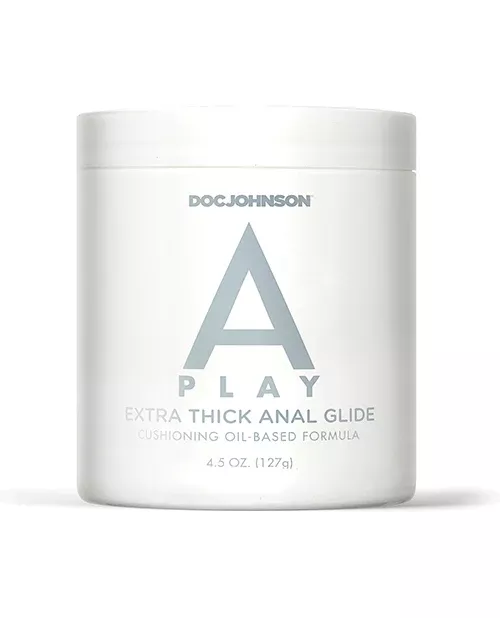 A Play Extra Thick Anal Glide W/cushioning Oil Based Formula