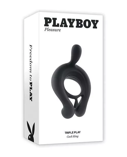 Playboy Pleasure Triple Play Cock Ring- 2 Am