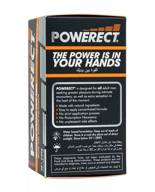Powerect Arousal Cream for Men - Natural Performance Support