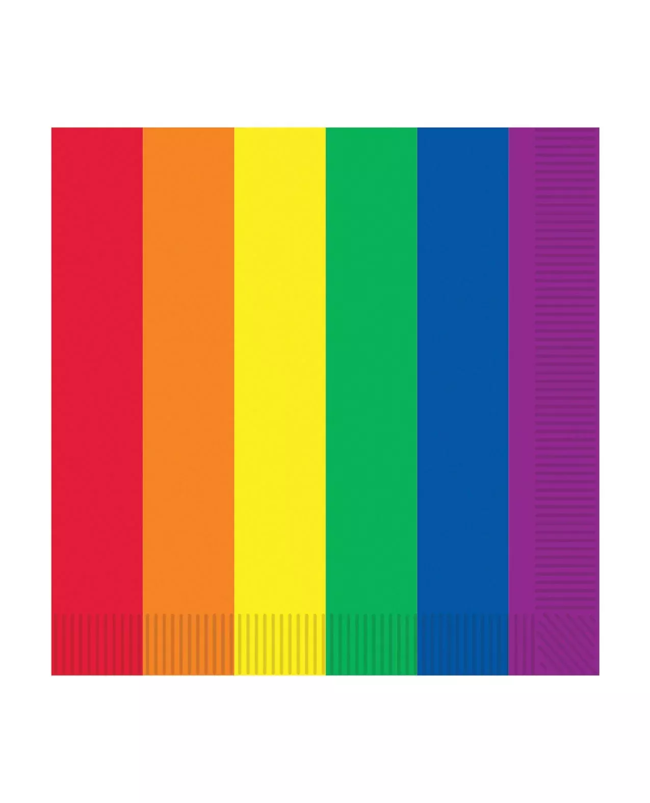 Pride Luncheon Napkins - Rainbow Pack of 16