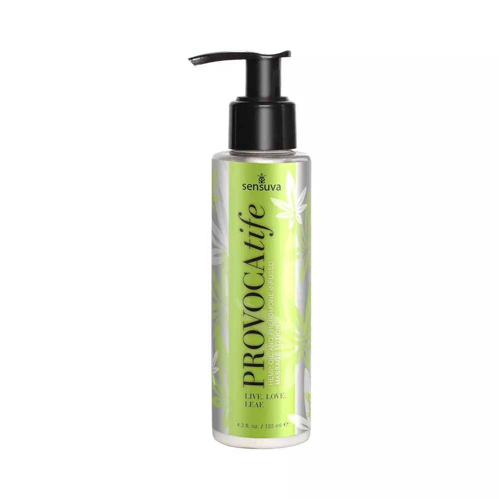 Provocatife Cannabis Oil & Pheromone Infused Massage Lotion 4.2 oz. Bo